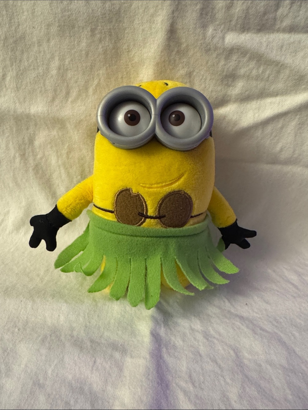 Minion Plush Toy in Yellow with Green Skirt Despicable Me 3